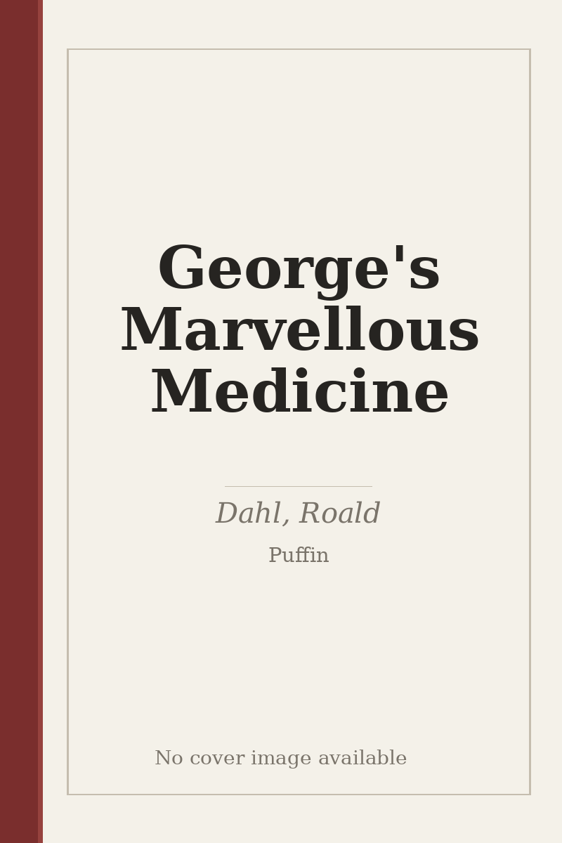 George's Marvellous Medicine - no cover image available