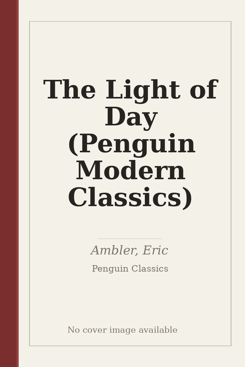 The Light of Day (Penguin Modern Classics) - no cover image available