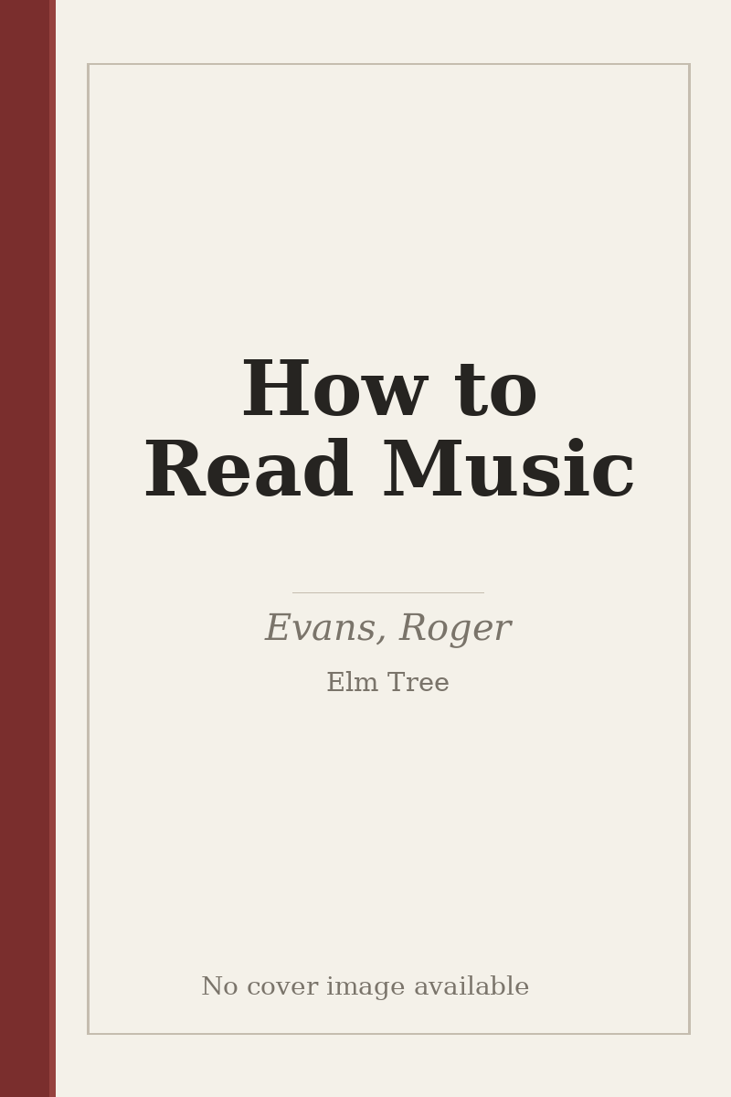 How to Read Music - no cover image available
