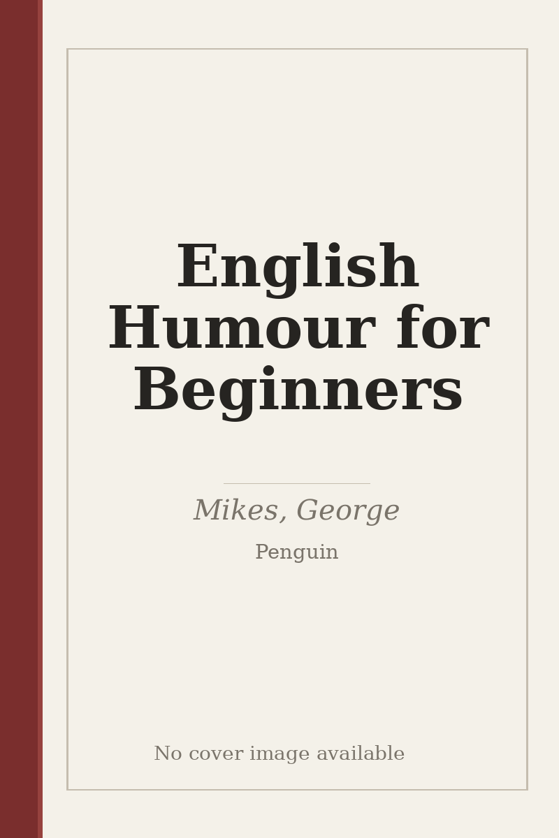 English Humour for Beginners - no cover image available