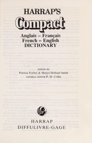 Harrap's Concise French and English Dictionary