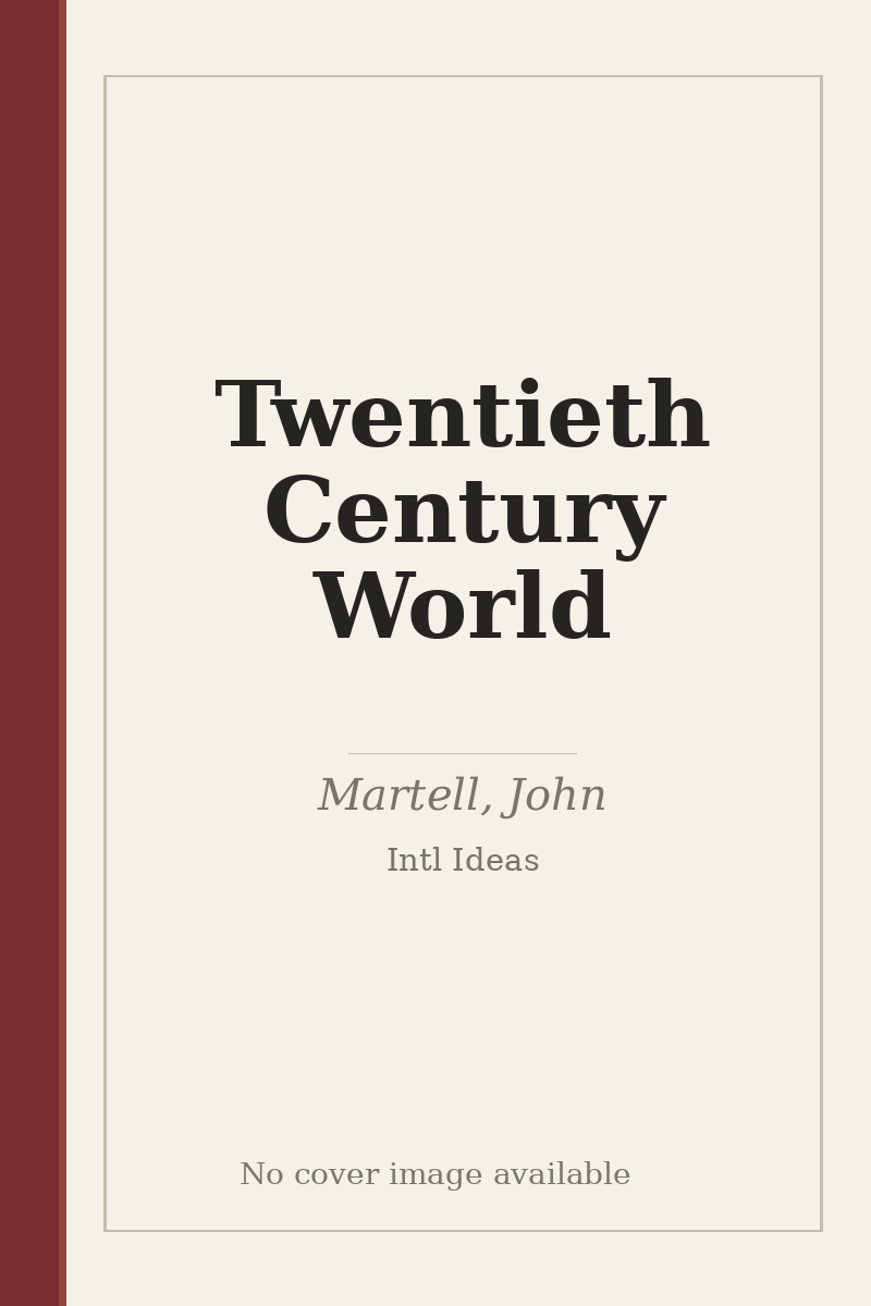 Twentieth Century World - no cover image available