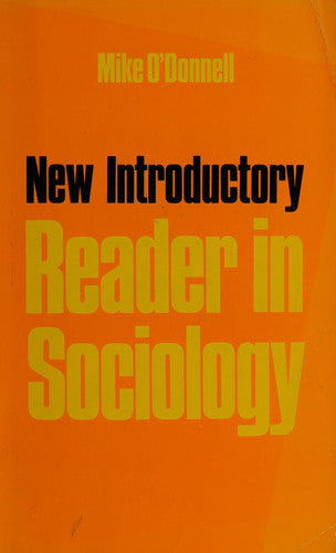 New Introductory Reader in Sociology