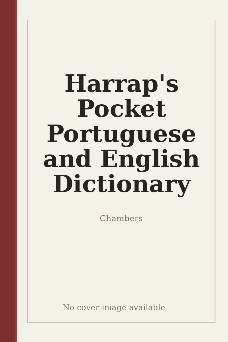 Harrap's Pocket Portuguese and English Dictionary - no cover image available