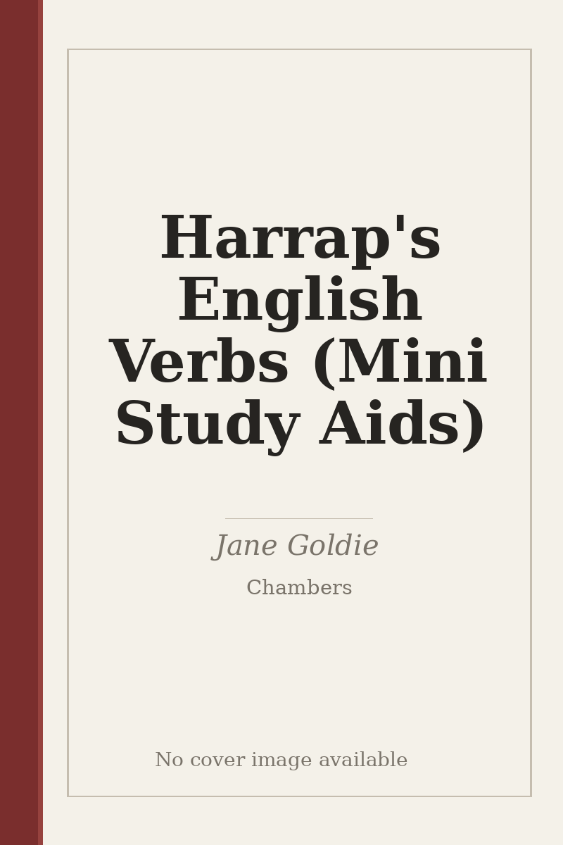 Harrap's English Verbs (Mini Study Aids) - no cover image available