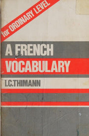 French Vocabulary for Ordinary Level