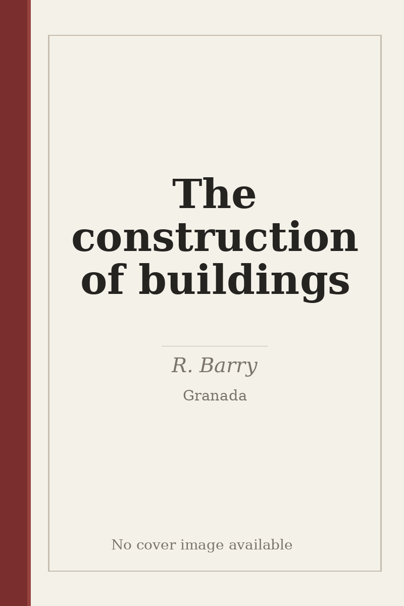 The construction of buildings - no cover image available