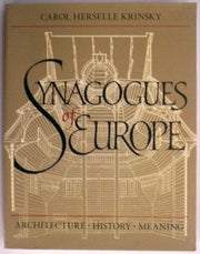 Krinsky: *synagogues* Of Europe – Architecture His Torymeaning (paper)