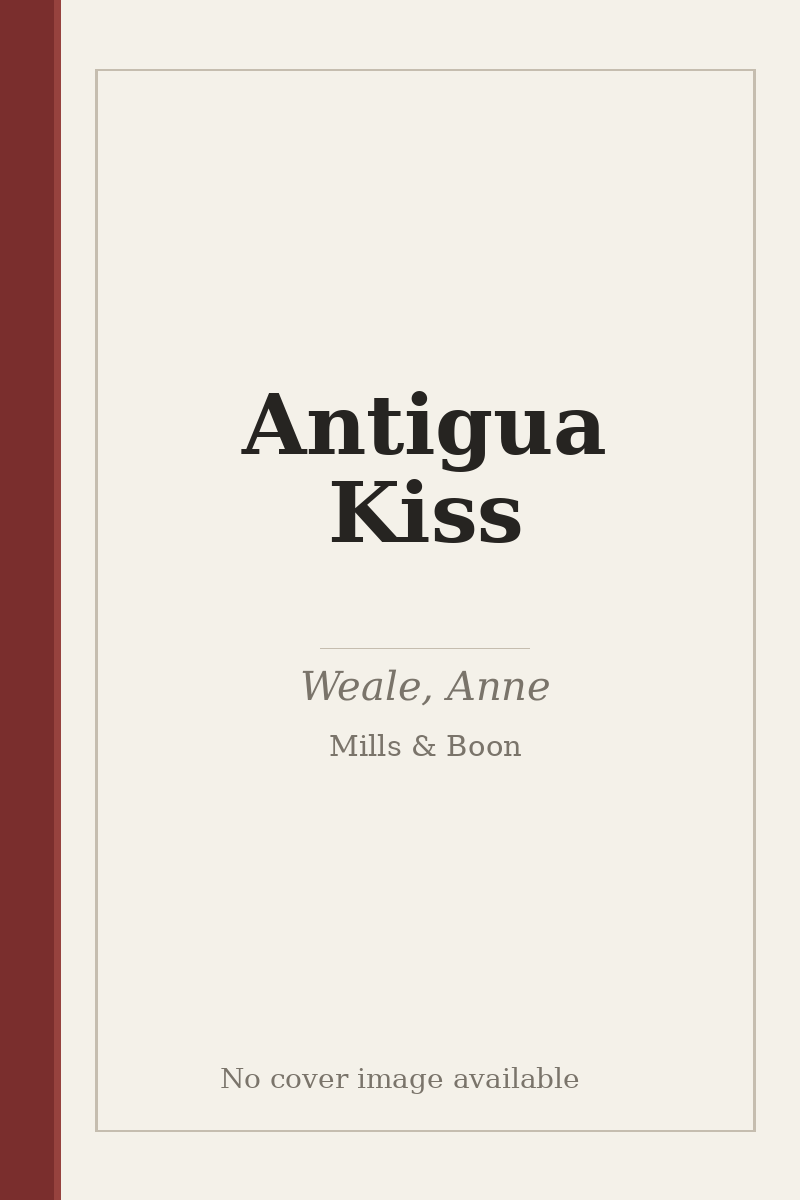 Antigua Kiss - no cover image available
