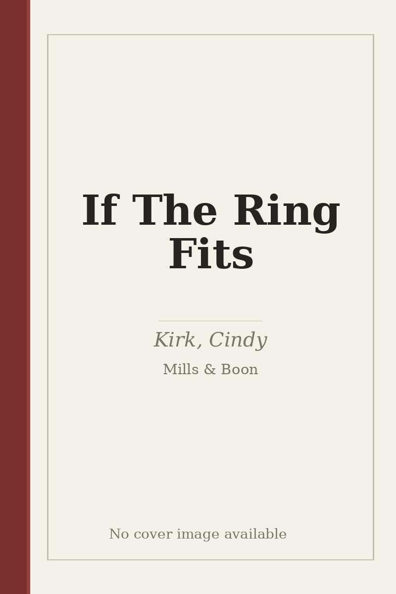 If The Ring Fits - no cover image available