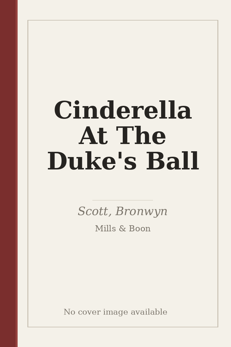Cinderella At The Duke's Ball - no cover image available