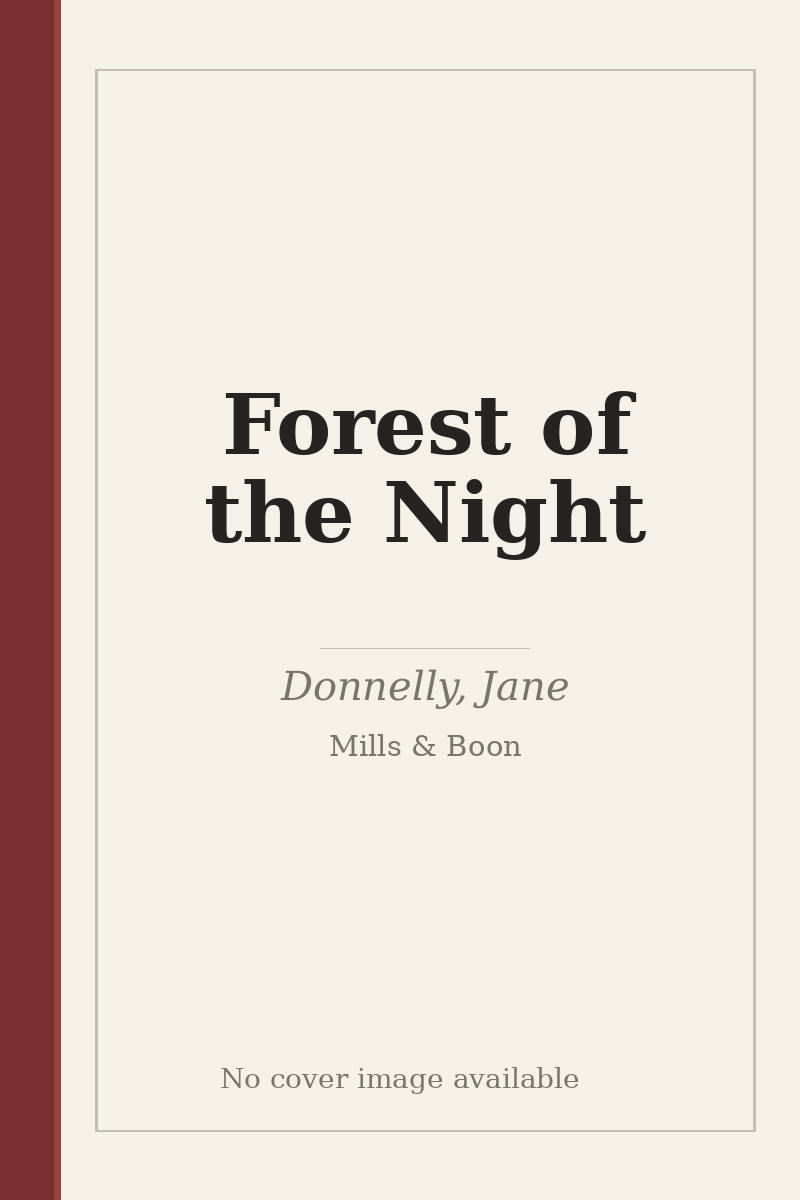 Forest of the Night - no cover image available