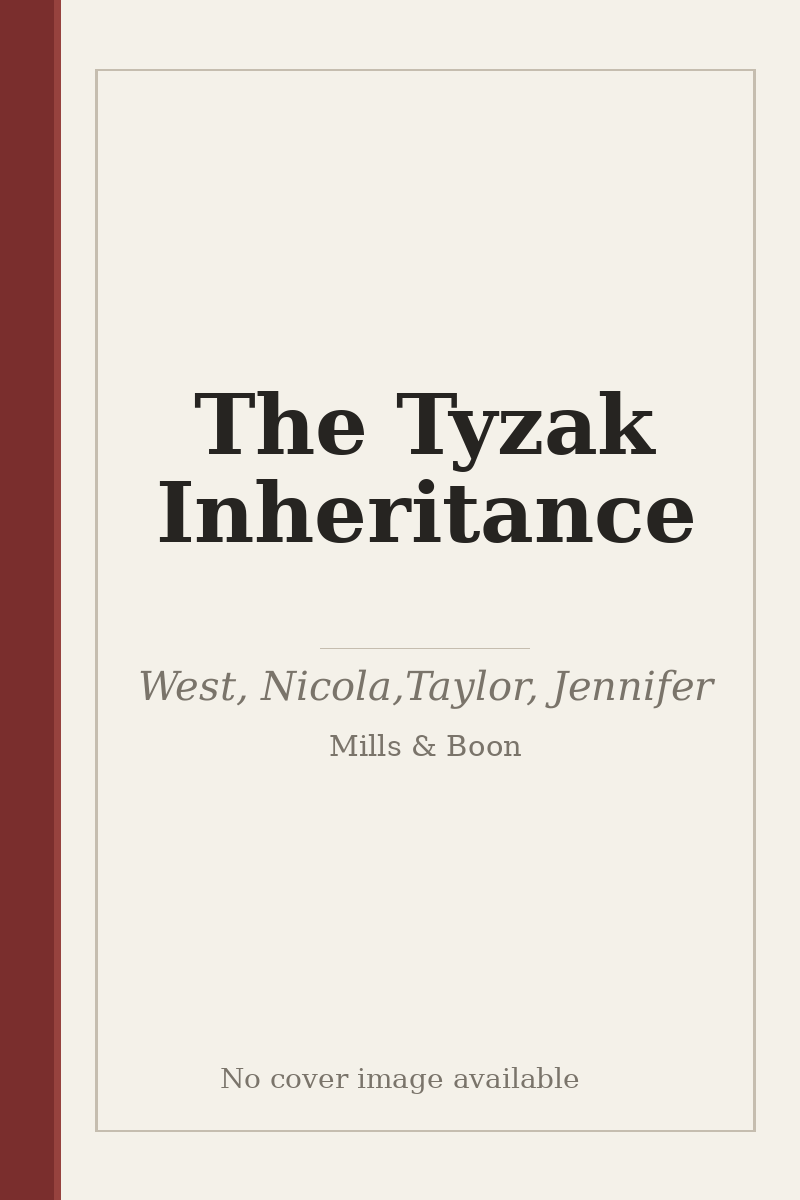 The Tyzak Inheritance - no cover image available