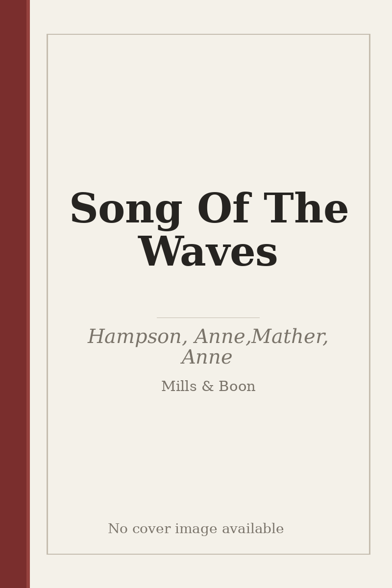 Song Of The Waves - no cover image available