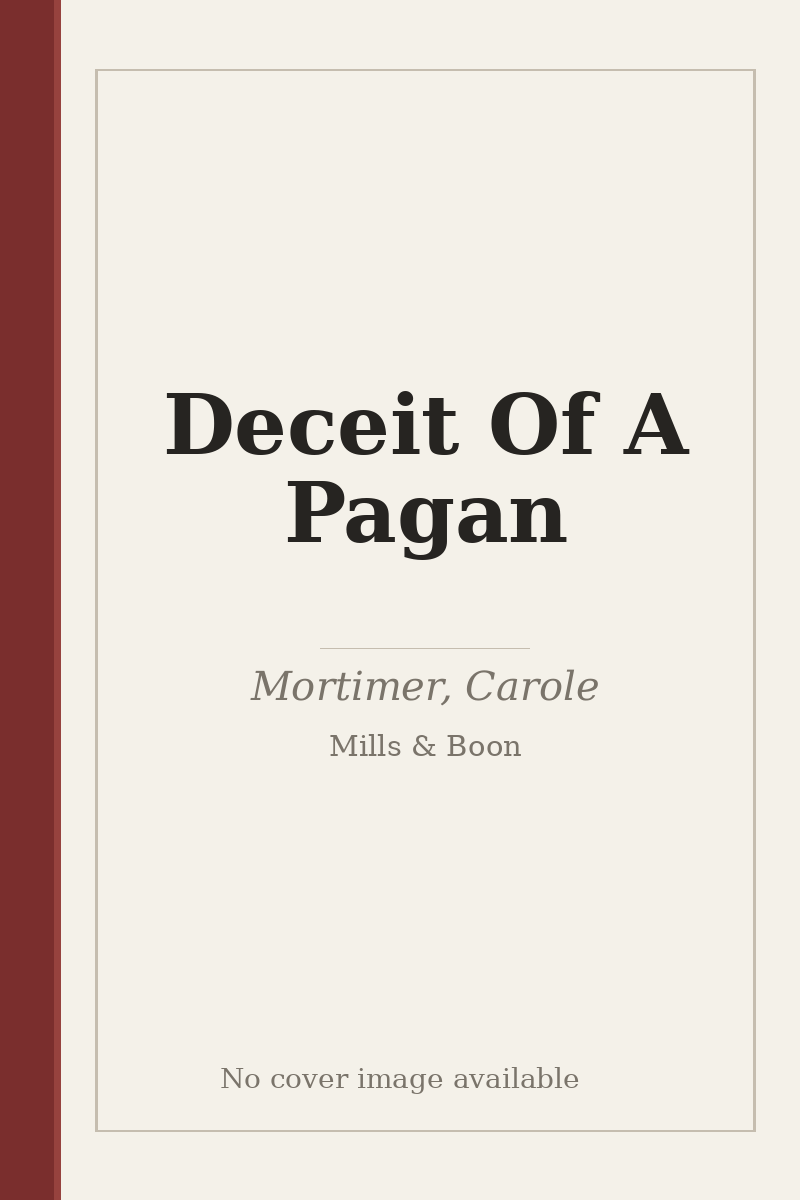 Deceit Of A Pagan - no cover image available