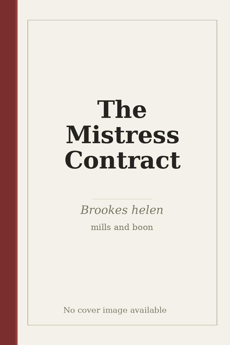The Mistress Contract - no cover image available