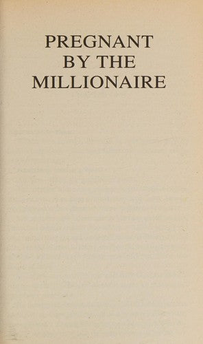 Pregnant by the Millionaire
