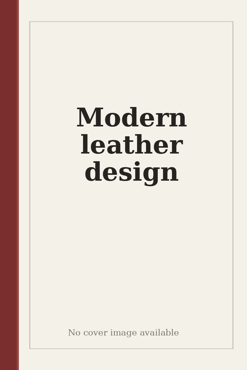 Modern leather design - no cover image available