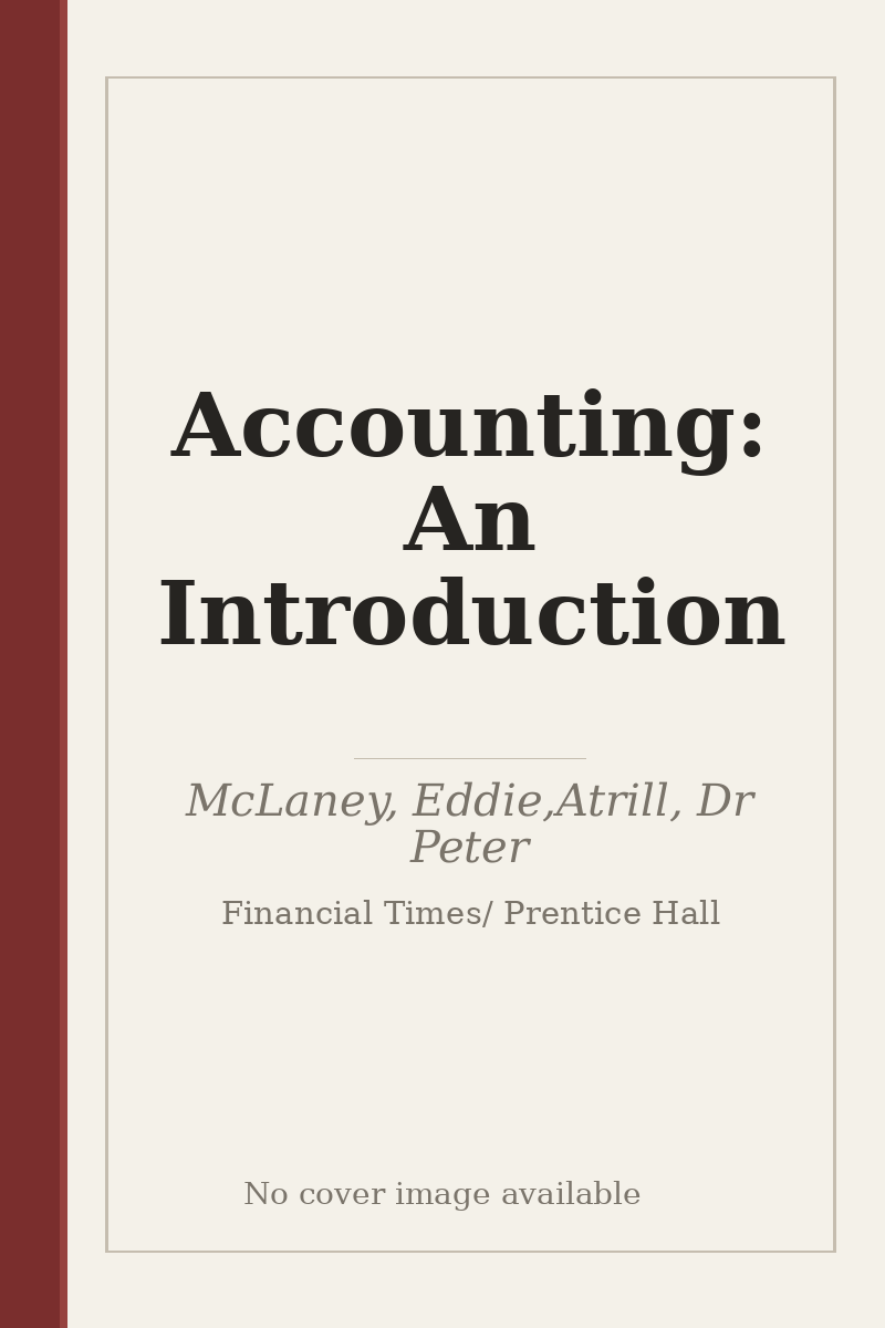 Accounting: An Introduction - no cover image available