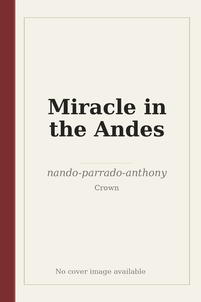 Miracle in the Andes - no cover image available