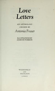 Love Letters: An Anthology