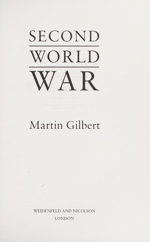 Second World War