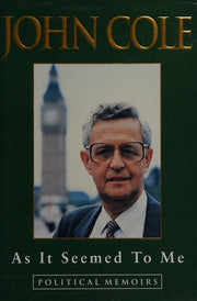 As it Seemed to Me: Political Memoirs