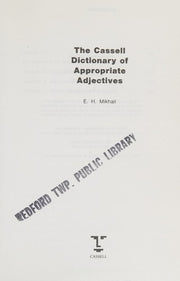 The Cassell Dictionary of Appropriate Adjectives