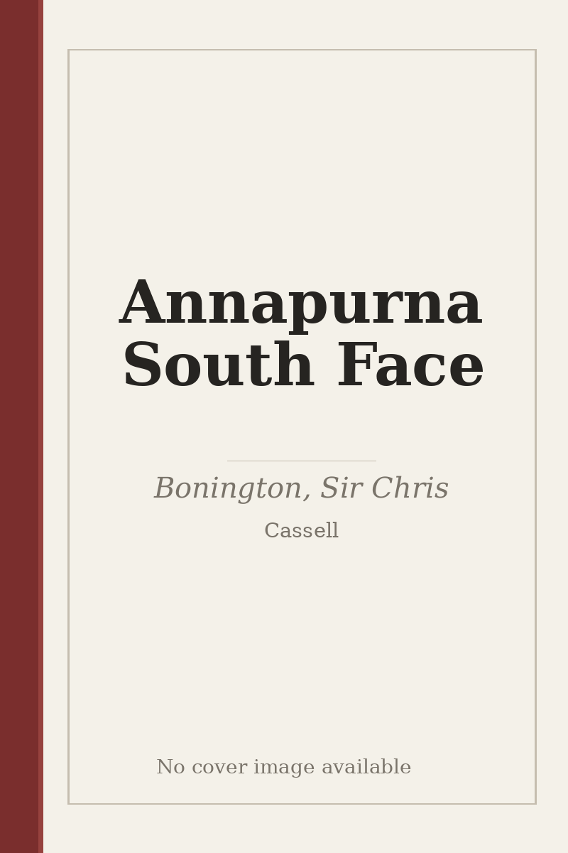 Annapurna South Face - no cover image available