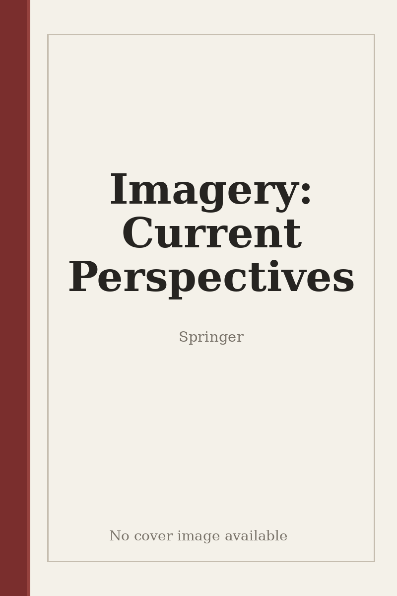 Imagery: Current Perspectives - no cover image available
