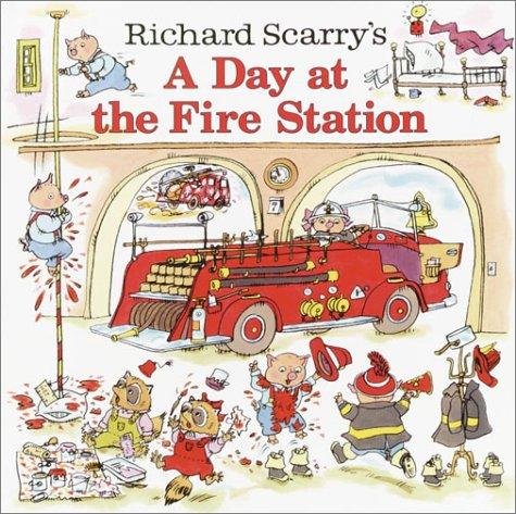 Richard Scarry's a Day at the Fire Station (Pictureback)