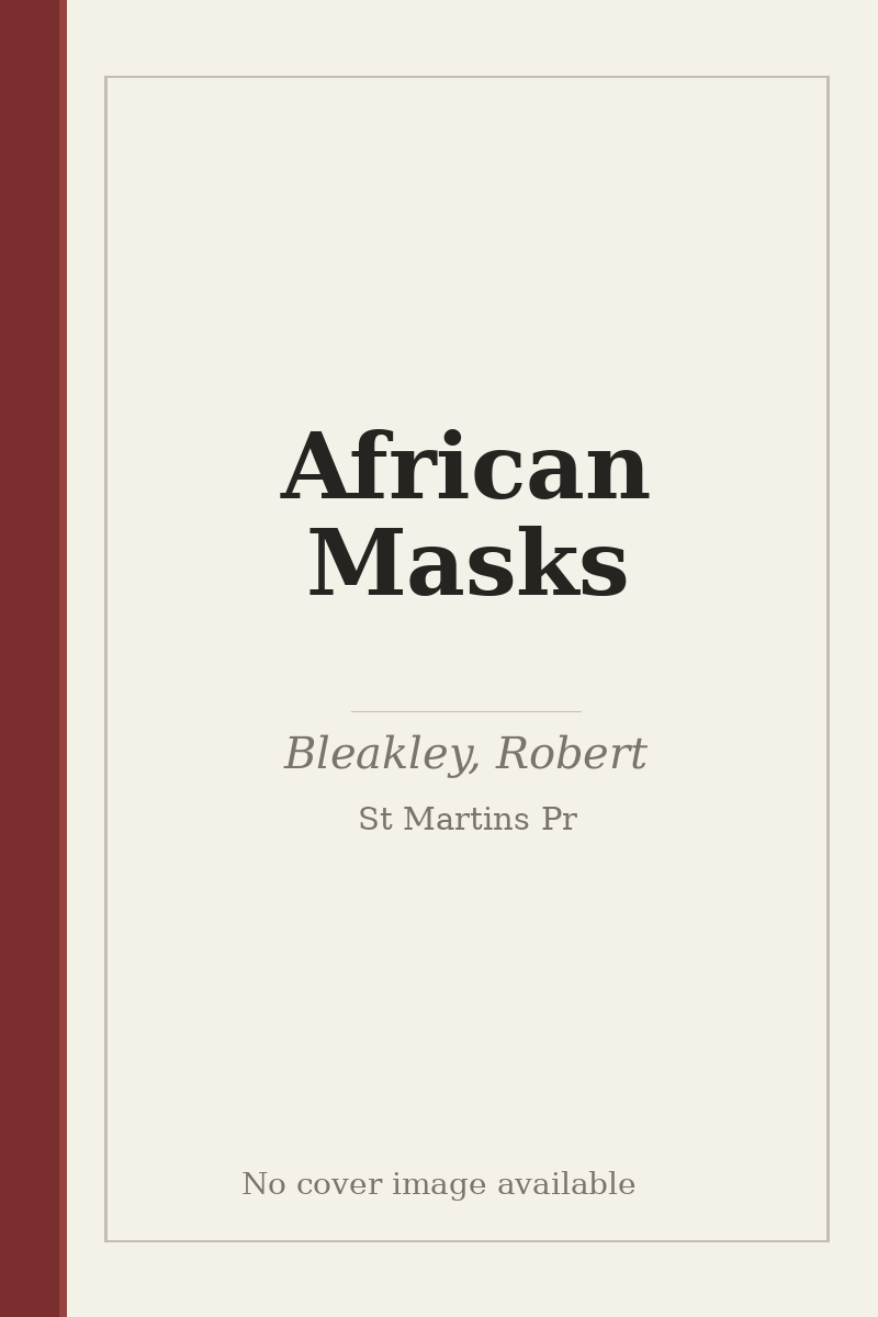 African Masks - no cover image available
