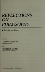 Reflections on Philosophy: Introductory Essays