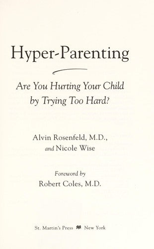 Hyper-parenting