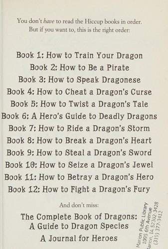 How to Train Your Dragon: How to Fight a Dragon's Fury: 12