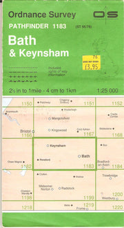 Bath and Keynsham (Sheet 1183 (ST66/76)) (Pathfinder maps)