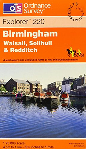 Birmingham: Sheet 220 (Explorer Maps)