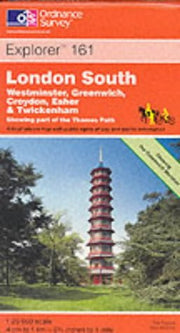 London South: Westminster, Greenwich, Croydon: Sheet 161 (Explorer Maps)