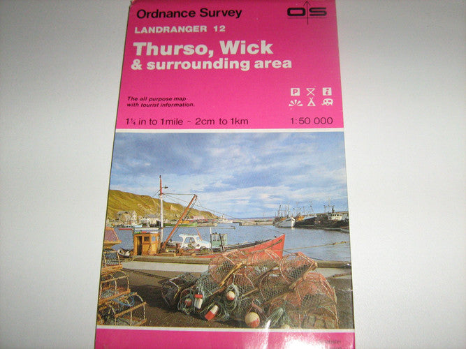Thurso, Wick and Surrounding Area (Sheet 12) (OS Landranger Map)