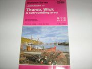 Thurso, Wick and Surrounding Area (Sheet 12) (OS Landranger Map)