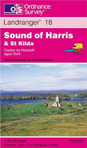 Sound of Harris and St.Kilda: Sheet 18 (Landranger Maps)