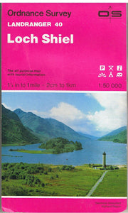 Ordnance Survey Landranger Map 40 Loch Shiel