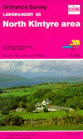North Kintyre Area (Sheet 62) (OS Landranger Map)