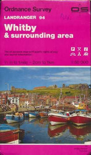 Whitby and Surrounding Area (Sheet 94) (OS Landranger Map)