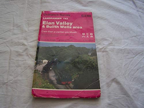 Elan Valley and Builth Wells Area (Sheet 147) (OS Landranger Map)