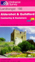 Aldershot and Guildford, Camberley and Haslemere: Sheet 186 (Landranger Maps)