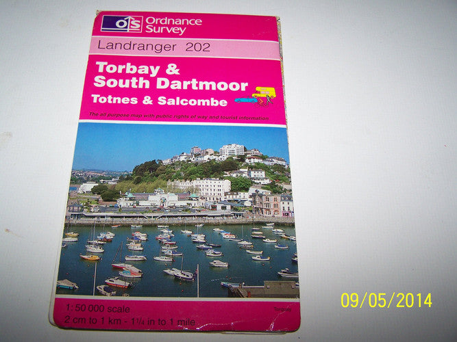 Torbay and South Dartmoor, Totnes and Salcombe: Sheet 202 (Landranger Maps)