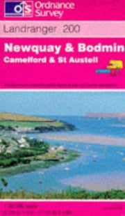 Landranger Map 200 Newquay and Bodmin, Camelford and St.Austell