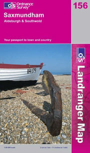 Saxmundham, Aldeburgh and Southwold: Sheet 156 (Landranger Maps)