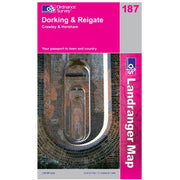 Dorking and Reigate, Crawley and Horsham: Sheet 187 (Landranger Maps)